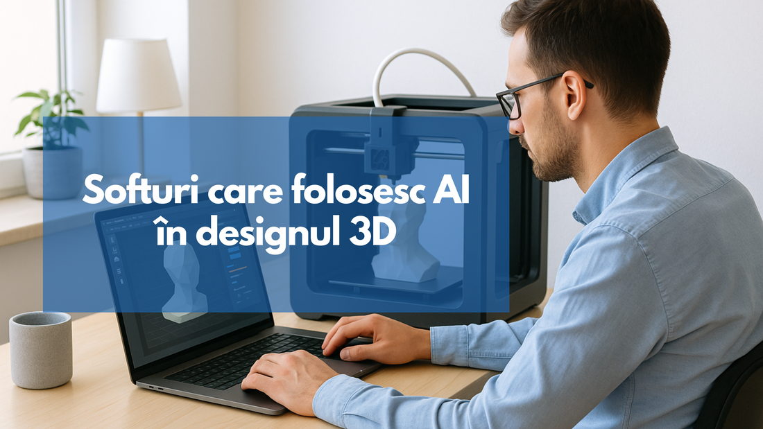 AI vs DESIGN - Top site-uri și softuri care folosesc inteligența artificială în designul pentru imprimarea 3D