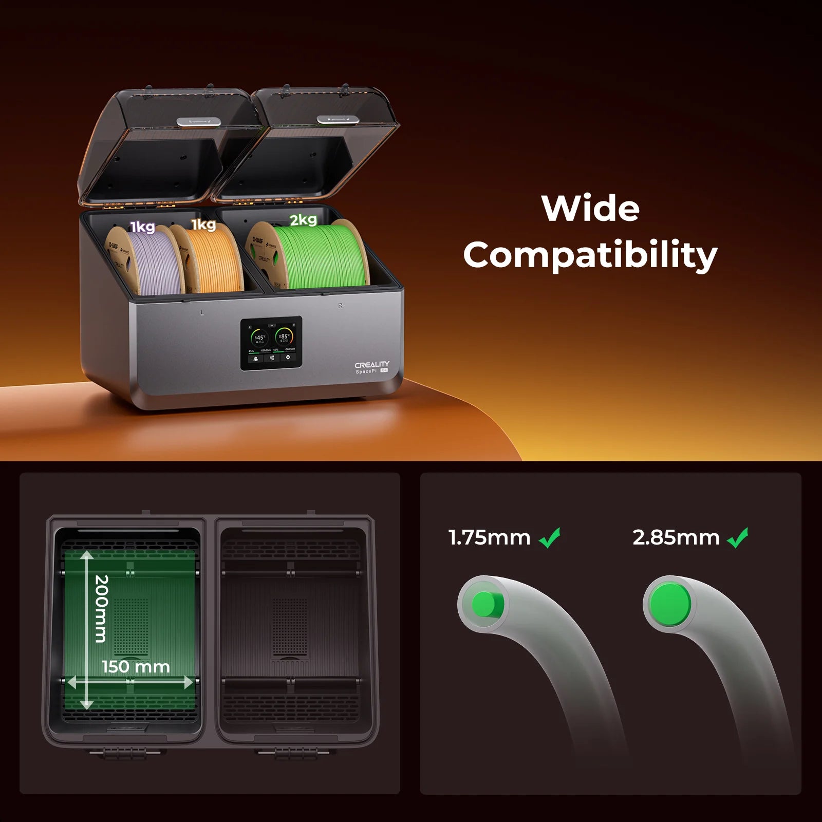 Creality SpacePi X4 Filament Dryer