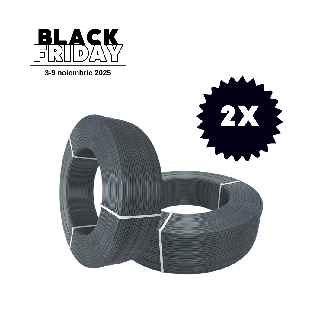 Pachet 2x FormFutura Refill PETG Iron Grey