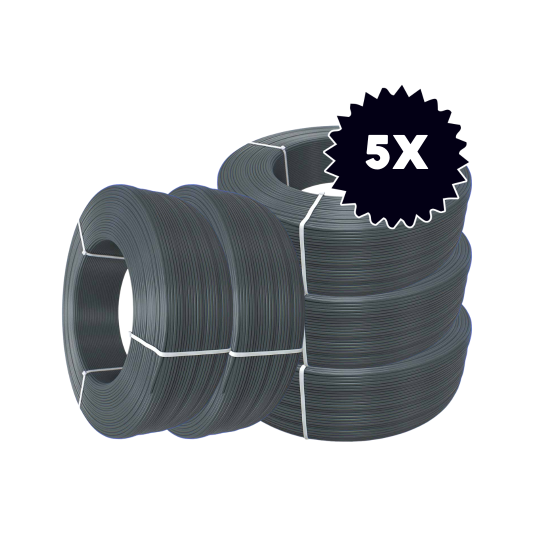 Pachet 5x FormFutura Refill PETG Iron Grey