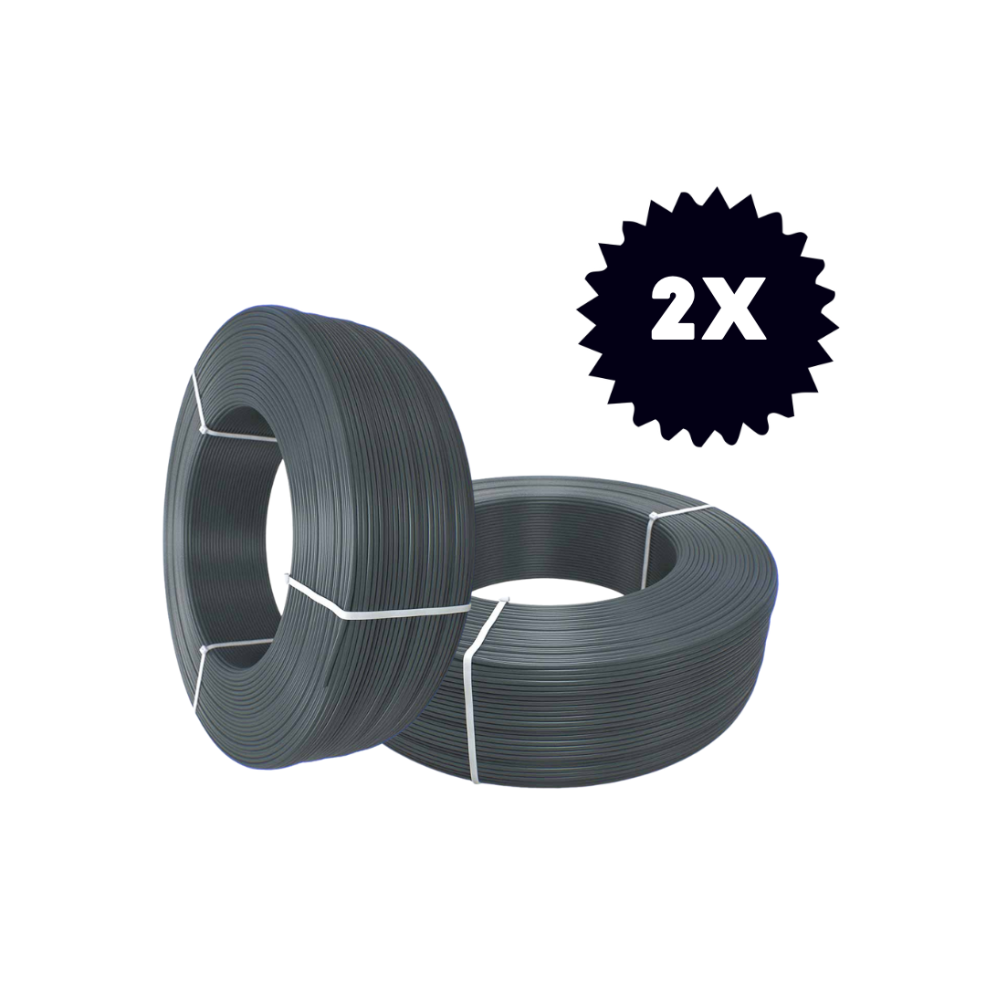 Pachet 2x FormFutura Refill PETG Iron Grey