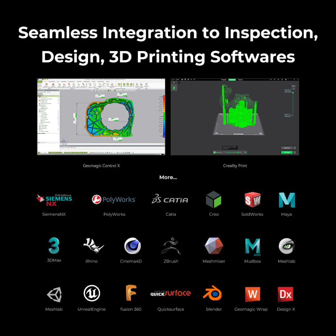 Scanner 3D Creality CR-Scan Raptor Pro