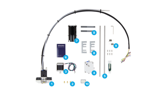 Kit upgrade pentru extrudare pentru imprimanta 3D UltiMaker 2+