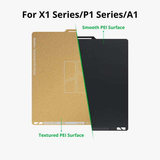 Bambu Plate Dual-Texture PEI - X1/P1 Series/A1