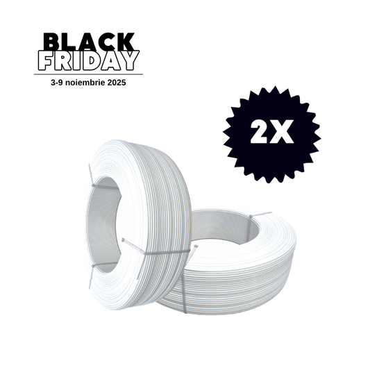 Pachet 2x FormFutura Refill PETG Signal White
