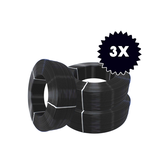Pachet 3x FormFutura Refill PETG Traffic Black