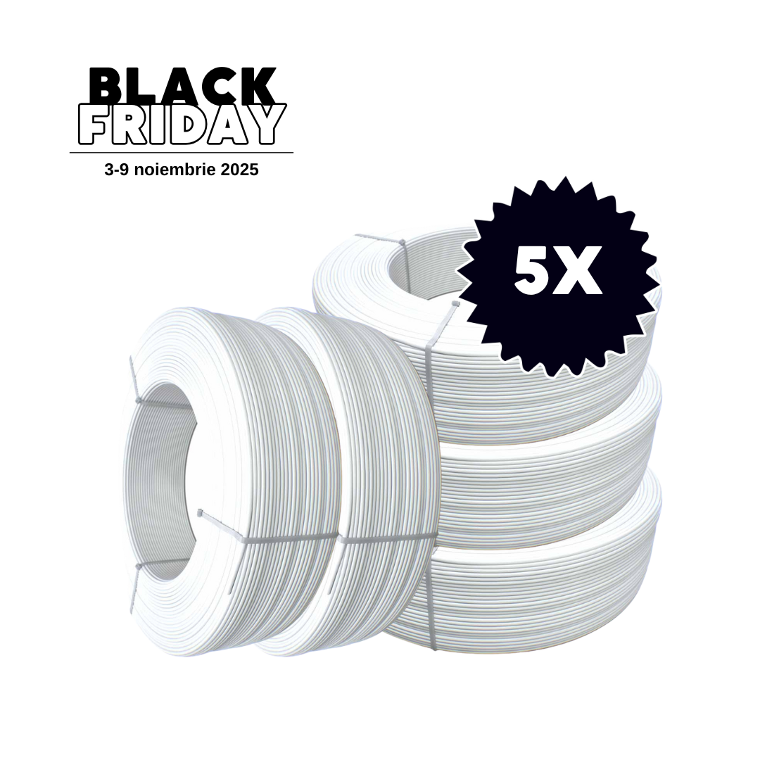 Pachet 5x FormFutura Refill PETG Signal White