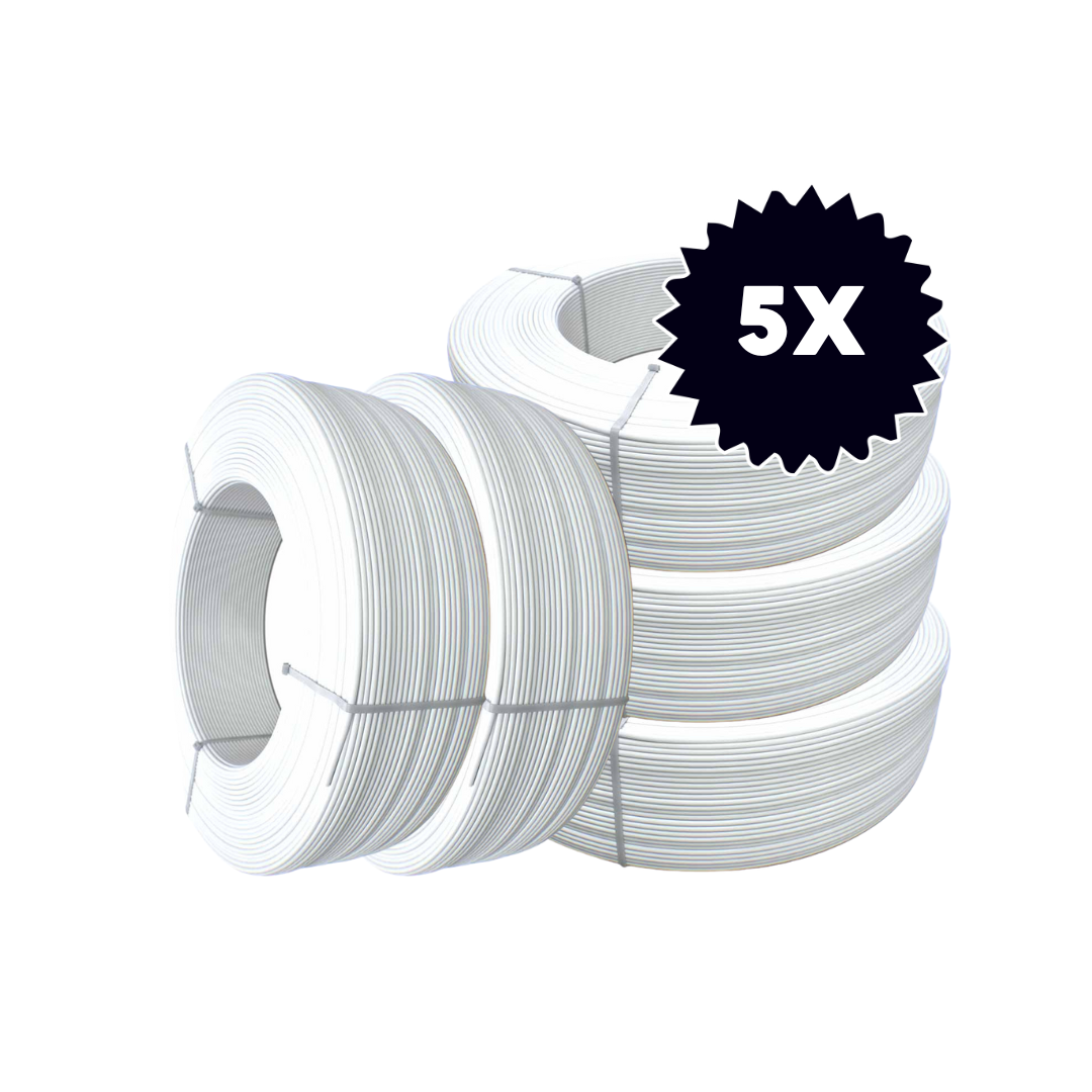 Pachet 5x FormFutura Refill PLA Traffic White