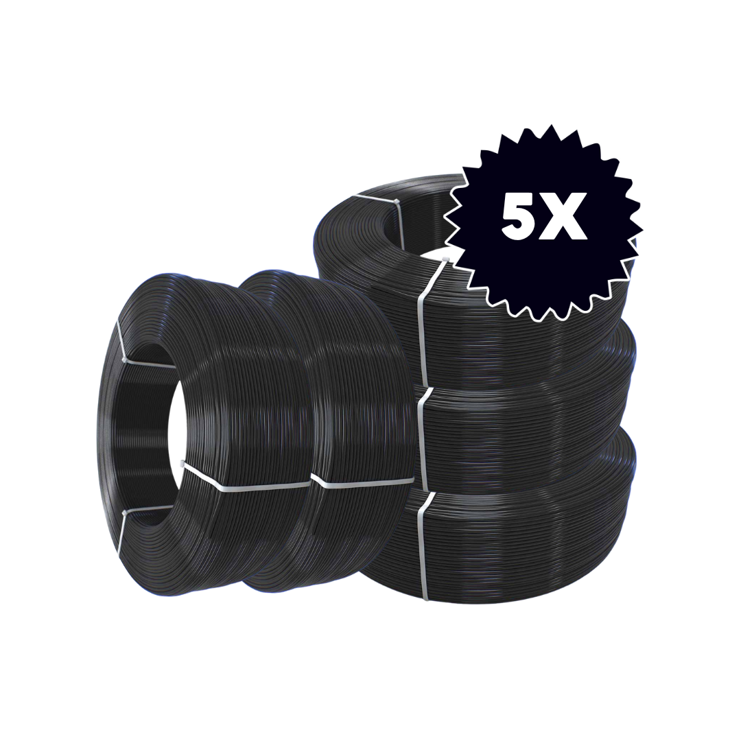 Pachet 5x FormFutura Refill PETG Traffic Black