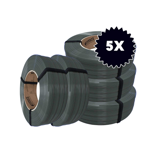Pachet 5x FormFutura Refill PLA Basalt Grey