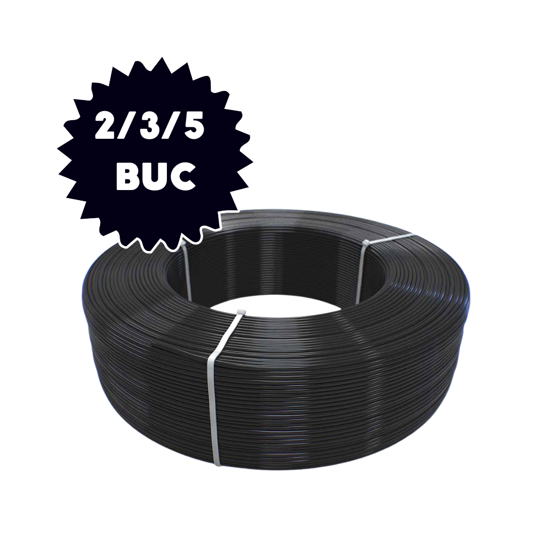 Pachet FormFutura Refill PLA 750g Signal Black 2/3/5 buc