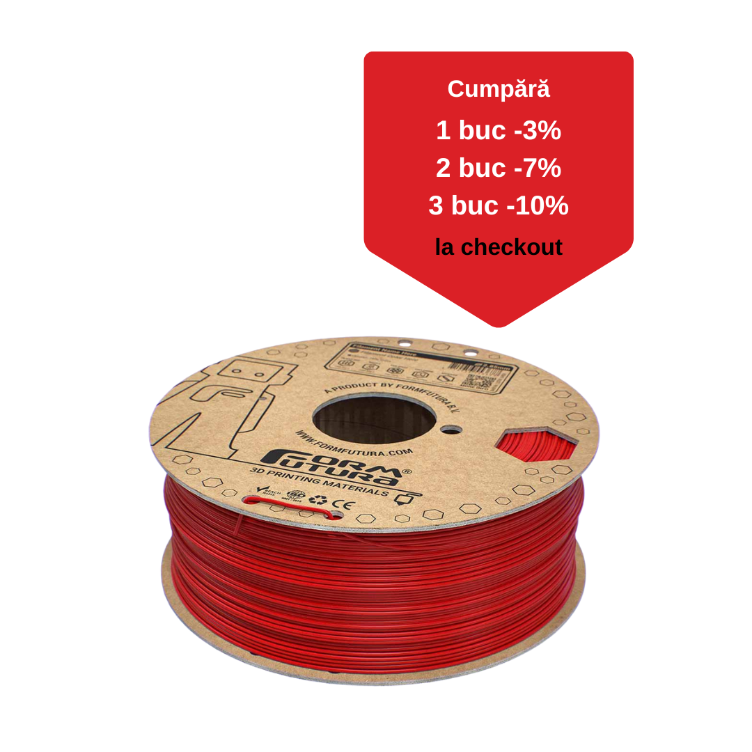 Filament 3D Formfutura EasyFil ePETG Traffic Red 1kg | Holiday Sale