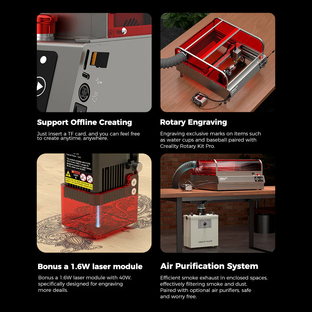 Gravator Laser Creality Falcon2 Pro 60W