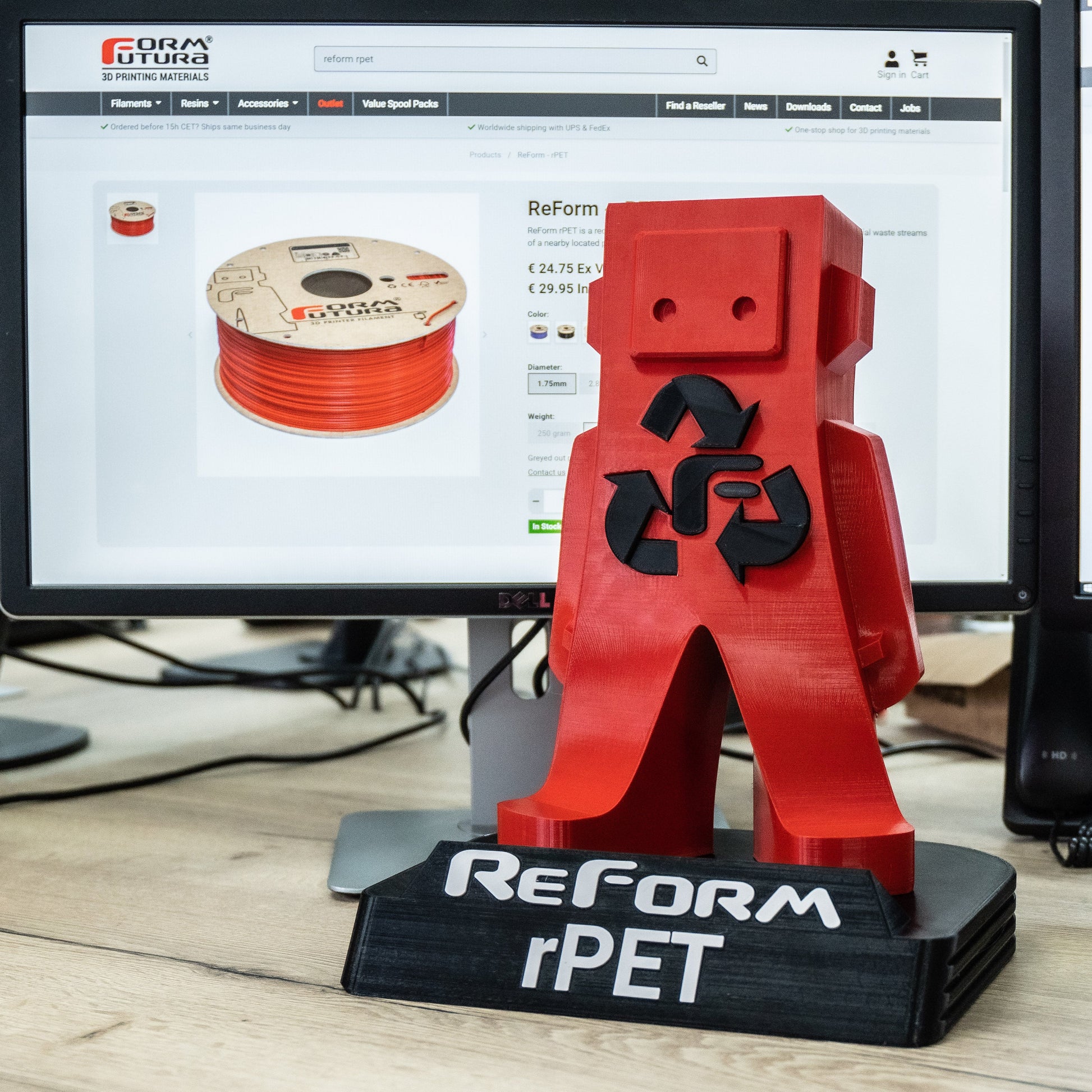 Filament 3D Formfutura Reform rPET - 3D Dot Imprimare 3D