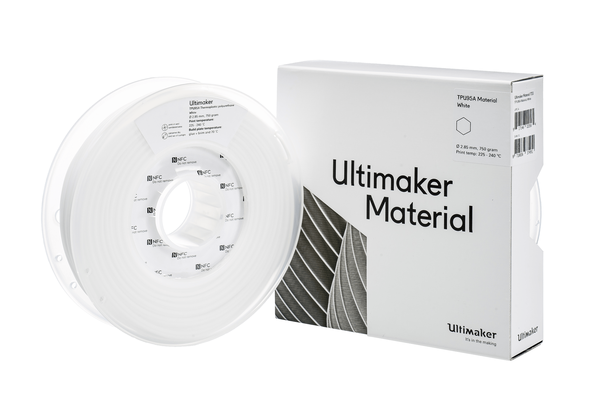 Filament 3D UltiMaker TPU 95A - 3D Dot Imprimare 3D